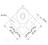 Noga Glamour  14,5 cm - czarna - 5