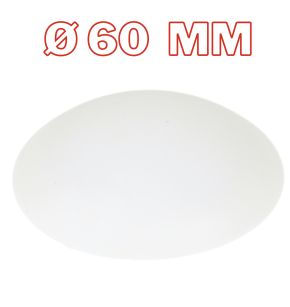 Odbojnik do ściany samoprzylepny fi 60 mm - biały
