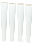 Noga bukowa prosta, stożek 35 cm, biała - 8