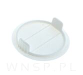 Zaślepka tworzywowa Ø35 mm - na 2 skrzydła biała - 6