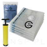 WORKI PRÓŻNIOWE 100 x 70 CM ZESTAW 5 SZTUK + POMPKA GRATIS, NA UBRANIA, KOCE, POŚCIEL DO SZAFY, GARAŻU, PIWNICY, NA STRYCH MOCNE GRUBE - 8