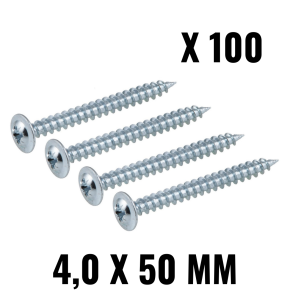 WKRĘT 4,0 X 50 MM PODKŁADKOWY DO DREWNA
