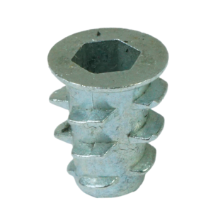 M4 X 10 mm - Nakrętka mufa do drewna typ DC