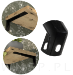 2x Wsporniki wzmocnione, konsola do półki ściennej, wiszącej 45 x 20 cm - 3