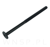 M6 X 100 mm metryczny na imbus 4 mm, czarny - 6
