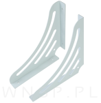 Nowoczesne wsporniki do półki ściennej, FLEX 200 x 200 mm - 5
