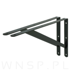 Wspornik, konsola do półki ściennej, wiszącej 400 x 250 x 25 mm - 4