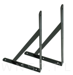 Wspornik, konsola do półki ściennej, wiszącej 400 x 250 x 25 mm - 7