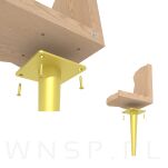Wkręty hartowane stożkowe do drewna 4,0 X 13 mm - 5