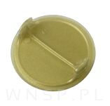 Zaślepka tworzywowa Ø40 mm - na 2 skrzydła złota - 2