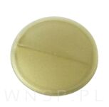 Zaślepka tworzywowa Ø40 mm - na 2 skrzydła złota - 4
