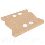 Zaślepka tworzywowa Ø40 mm - na 2 skrzydła złota - 9