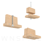 Nakrętka pazurkowa wbijana M8 X 11 mm kłowa 50 sztuk, wbijana do drewna - 4