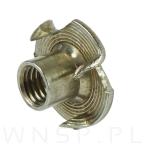 Nakrętka pazurkowa wbijana M8 X 11 mm kłowa 50 sztuk, wbijana do drewna - 5