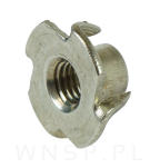 Nakrętka pazurkowa wbijana M8 X 11 mm kłowa 50 sztuk, wbijana do drewna - 3