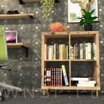 Noga stalowa 19,6 CM, z blachą montażową, złoty szczotkowany - 7