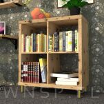 Noga stalowa 19,6 CM, z blachą montażową, złoty szczotkowany - 5