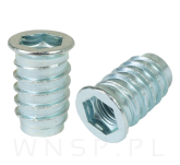 M10 X 25 mm - Mufa wkręcana do drewna - 2