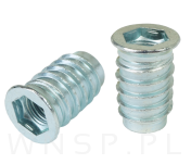 M10 X 25 mm - Mufa wkręcana do drewna - 5
