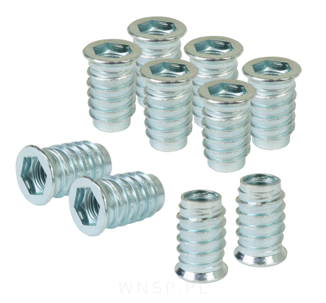 M10 X 25 mm - Mufa wkręcana do drewna