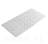 Odbojniki silikonowe samoprzylepne do drzwi mebli szuflad nóżki fi 10 x 1,5 mm - 7