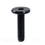 M6 X 25 mm metryczny na imbus 4 mm, czarny - 5