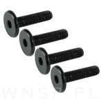 M6 X 25 mm metryczny na imbus 4 mm, czarny - 3