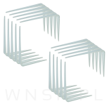 20x Wsporników do półki ściennej 410 x 360 mm, w kolorze białym - 5