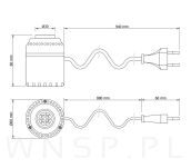 Pompka elektryczna do worków próżniowych 230V - 2