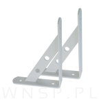 Wspornik, konsola do półki ściennej, wiszącej 150 x 110 x 25 mm - 7