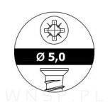 Kątownik wewnętrzny 25 x 30 mm, tworzywowy otwory fasolkowe, szary - 5
