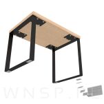 Filc samoprzylepny szary 35 x 35 mm, opakowanie 24 szt. - 5