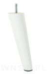 Zestaw nóżki skośne 15 CM, białe, ze szpilką M8 X 25 MM + Blachy - 11