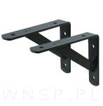Mocny wspornik do półki ściennej, wiszącej 125 x 150 x 30 mm - 6