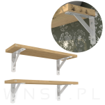 Wspornik do półki ściennej ze wzmocnieniem, 250 x 153 x 25 mm - 4