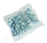 Nakrętka pazurkowa M8 x 11 mm, kłowa stalowa 100 sztuk kotwa wbijana do drewna - 6