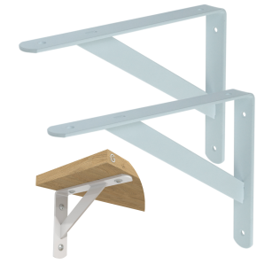 Wspornik do półki ściennej ze wzmocnieniem, 250 x 200 x 29 mm