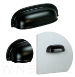 Uchwyt meblowy Valencia 64 mm czarny - 2