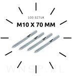M10 X 70 mm, szpilka dwustronna - 2