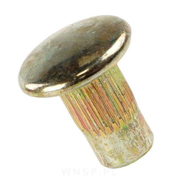 M6 X 15 mm, nakrętka Ericsona, bez nacięcia, ocynk żółty