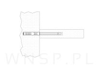 Ramie niewidoczne fi 14 X 140 mm - 5