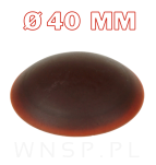Odbojnik do ściany samoprzylepny fi 40 mm- brązowy - 2