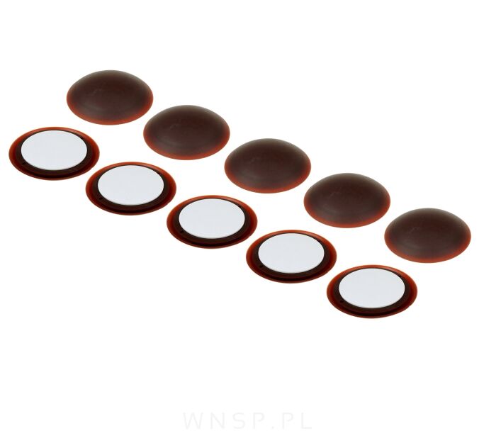 Odbojnik do ściany samoprzylepny fi 40 mm- brązowy