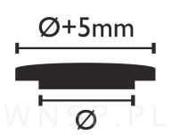 Zaślepki drewniane Ø10 mm jesion - 3