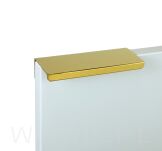 Uchwyt krawędziowy Nicea mosiądz, rozstaw 64  mm - 3