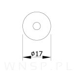 Zaślepki drewniane z bolcem Ø17 mm Jesion - 2