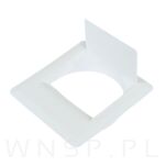 Przepust do kabli Ø 80 mm, tworzywowy - biały - 2