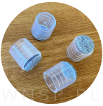 Ślizgacz ochronny PVC okrągły na nogę Ø 28 mm transparentny, z filcem - 4