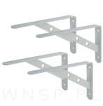 Wspornik 2 sztuki, konsola do półki ściennej, wiszącej 200 x 125 x 25 mm - 5