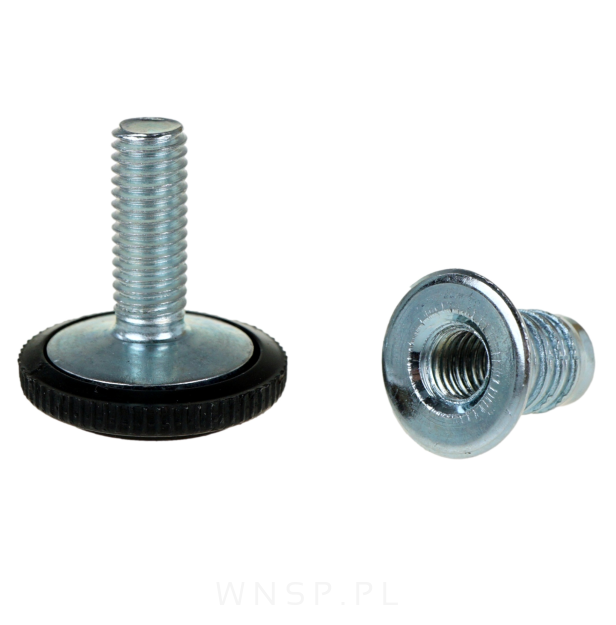 Regulator, stopka meblowa M6 X 20 mm z mufą wbijaną